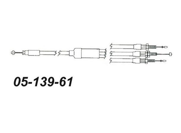 Gasswire Polaris OEM: 7080285 7080332 7080552 